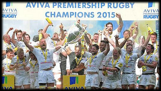 Saracens Aviva Premiership Winners 2014-15